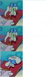 Squidward Unimpressed Meme Template