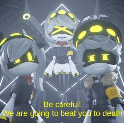 Be Careful we are going to beat you to death (MD Edition) Meme Template