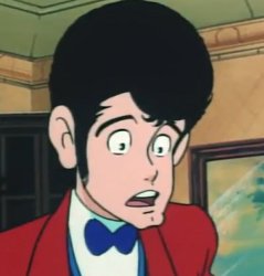 lupin viii shock face Meme Template