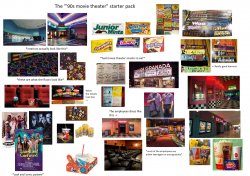 The "'90s movie theater" starter pack : r/starterpacks Meme Template