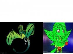 KudzuTheLeafWing announcement temp Meme Template