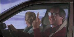 National Lampoon's middle finger Meme Template