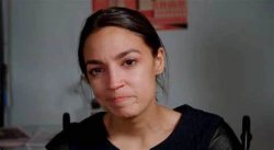 Self-pitying AOC Meme Template