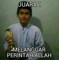 Juara 1 Meme Template