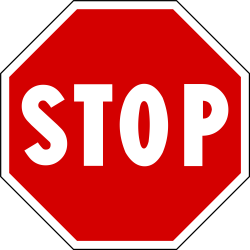 Stop sign Meme Template