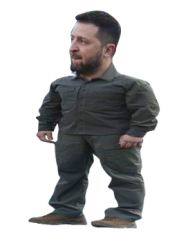 Zelensky manlet Meme Template