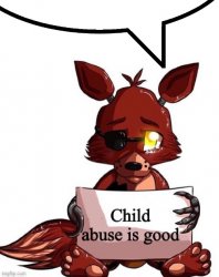 Foxy speech bubble Meme Template