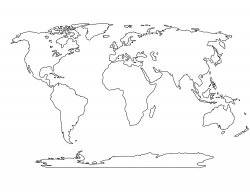 World map blank Meme Template