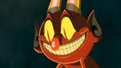 Cuphead Devil Smiling Meme Template