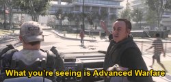 What you're seeing is advanced warfare Meme Template