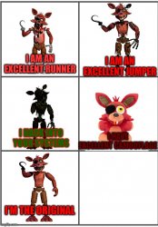 Foxy comic (REMASTERED) Meme Template