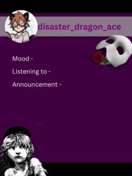disaster_dragon_ace announcement template Meme Template