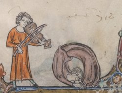 Medieval playing violin Meme Template