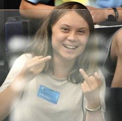 Greta Thunberg Fingers Meme Template