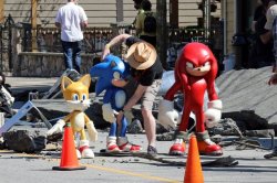 sonic and friends in the real world Meme Template