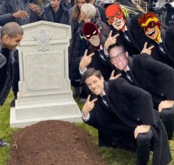 Peace sign tombstone Epic Meme Template