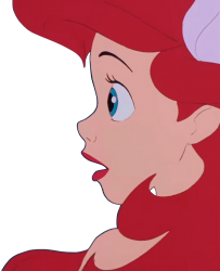 ariel stating Meme Template