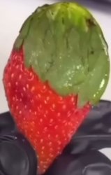 emo strawberry Meme Template