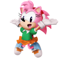 Classic Amy Rose Meme Template