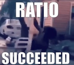 Ratio succeeded Meme Template