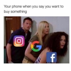 Privacy and social listening Meme Template