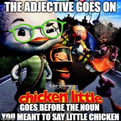 Chicken little Meme Template