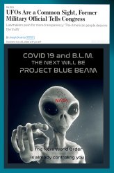Project Blue Beam Meme Template