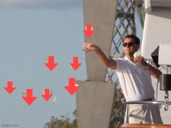 Leonardo DiCaprio downvotes Meme Template