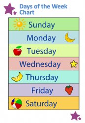 Days of the Week Chart Meme Template