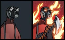 Angry pyro Meme Template
