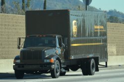 UPS box truck Meme Template