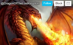 DragonOfTheLostKingdom Announcement Template Meme Template