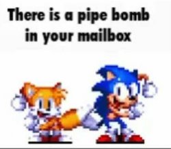 There is a pipebomb in your mailbox Meme Template