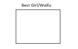 best girl/waifu Meme Template