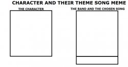 Character and their theme song meme Meme Template