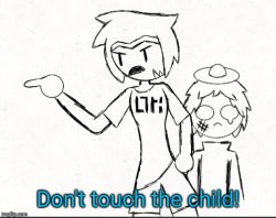 Astra don't touch the child Meme Template