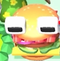 H A M B U R G E R Meme Template