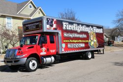 Firefighters moving truck Meme Template