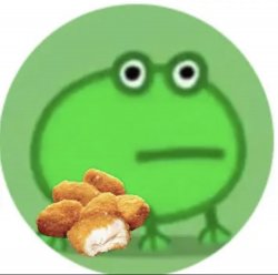 chicken nugget frog no names friend Meme Template