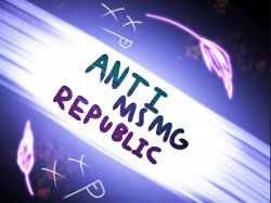 Anti MSMG flag Meme Template