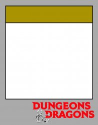 DnD fan OC monster card Meme Template