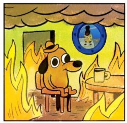This is Fine x Spoons Rattling Meme Template