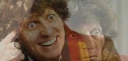 Tom Baker dying on the inside Meme Template