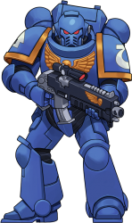 Space Marine Meme Template