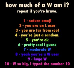 How Much Of A W Am I? Meme Template