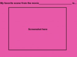 my favorite scene from which movie is Meme Template