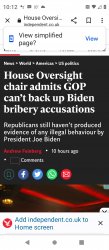 No evidence biden Meme Template