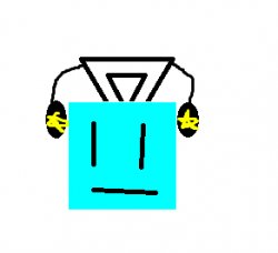 low quality cyan Meme Template