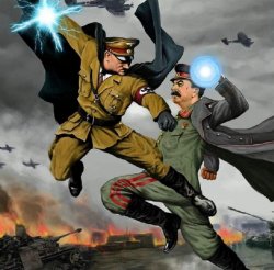 Austrian painter vs Stalin Meme Template