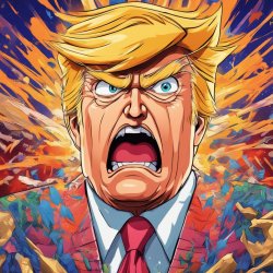 Donald Trump - rage, tantrum, revenge, empty Meme Template